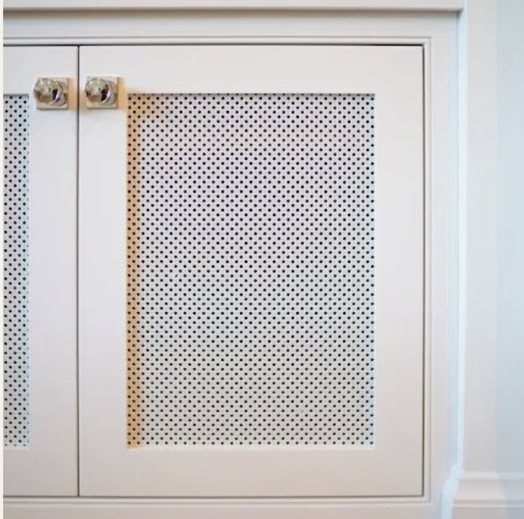 Custom built-in cabinetry with integrated storage and coordinated finish details