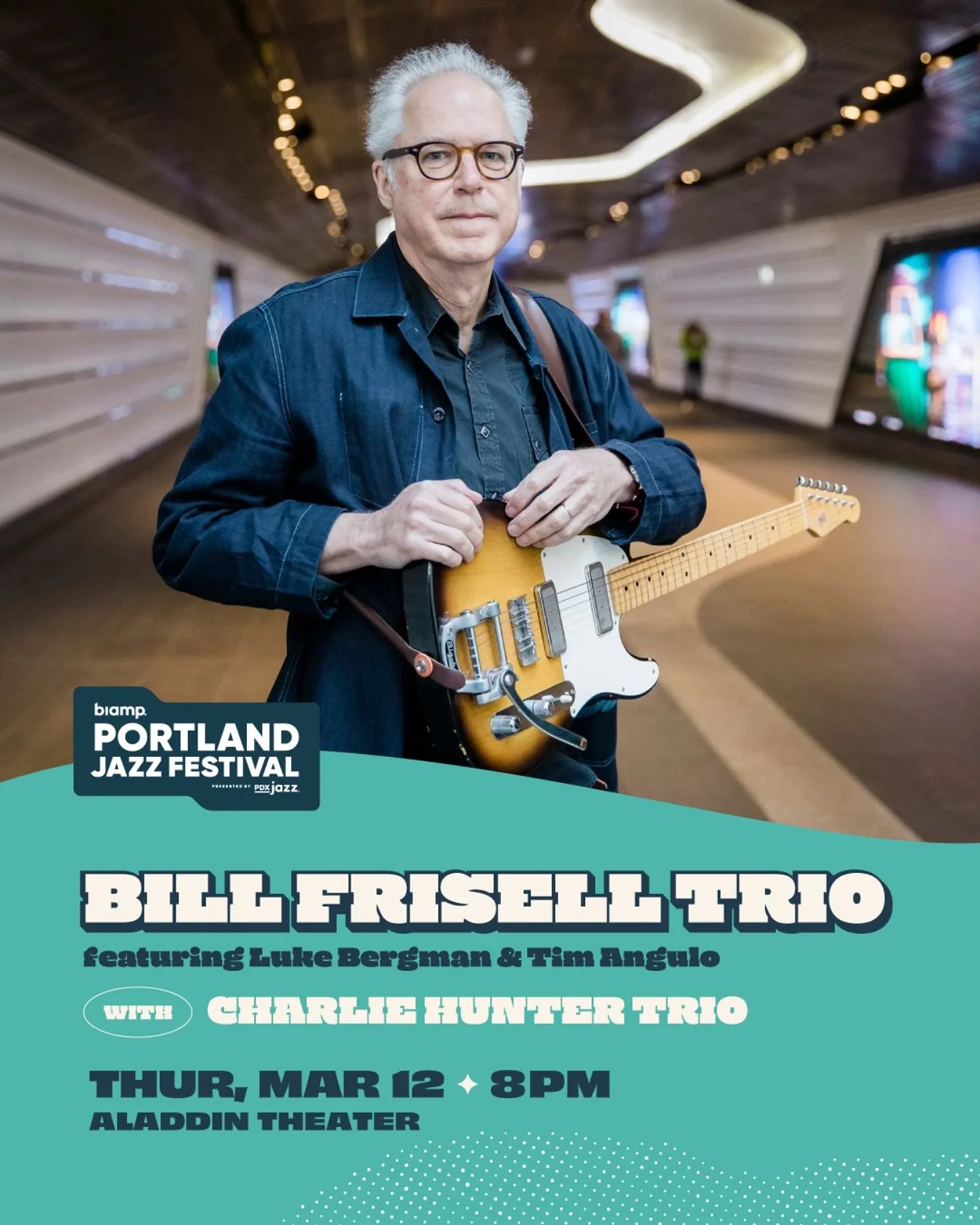 Guitarist and composer Bill Frisell has spent more than four decades redefining modern jazz. Hailed by DownBeat as producing &ldquo;the best recorded output of the decade,&rdquo; Frisell is celebrated as one of the most distinctive and original impro