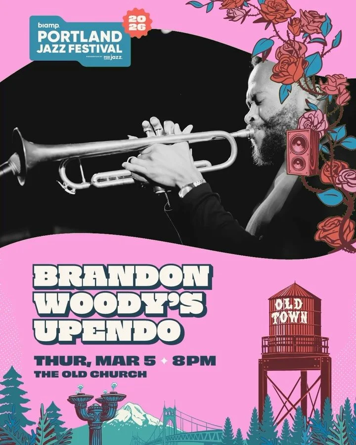 PDX Jazz is proud to welcome Baltimore-born trumpeter and bandleader Brandon Woody (@brandonwoody), a rising creative force whose music blends jazz, gospel, and improvisation with deep roots in community and Black musical tradition. An official Vince