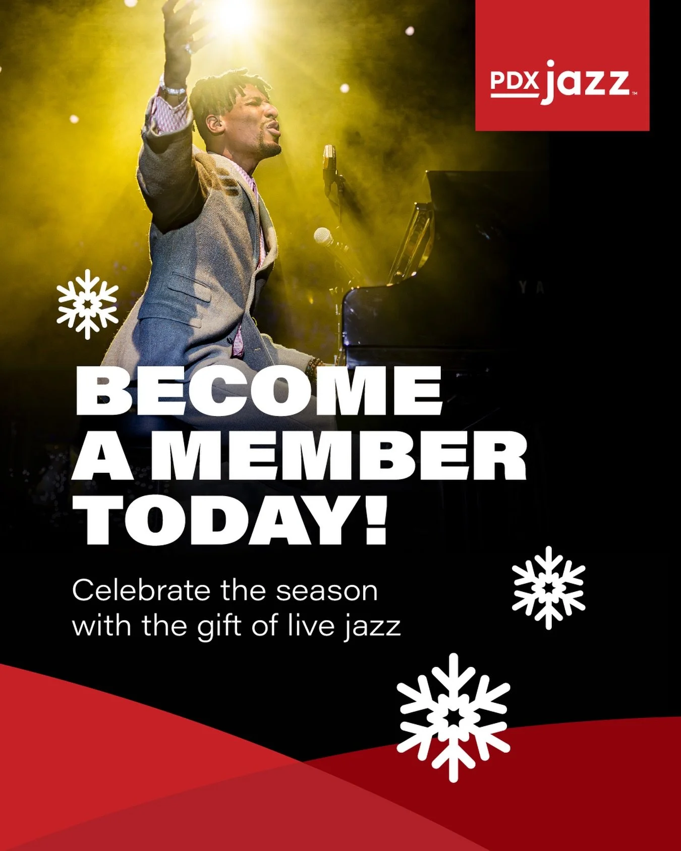 Join the community behind the music! 🎶 

Become a PDX Jazz member for less than $10/month and your annual membership will directly support the performances, education outreach, and community programs that keep jazz thriving across the Pacific Northw