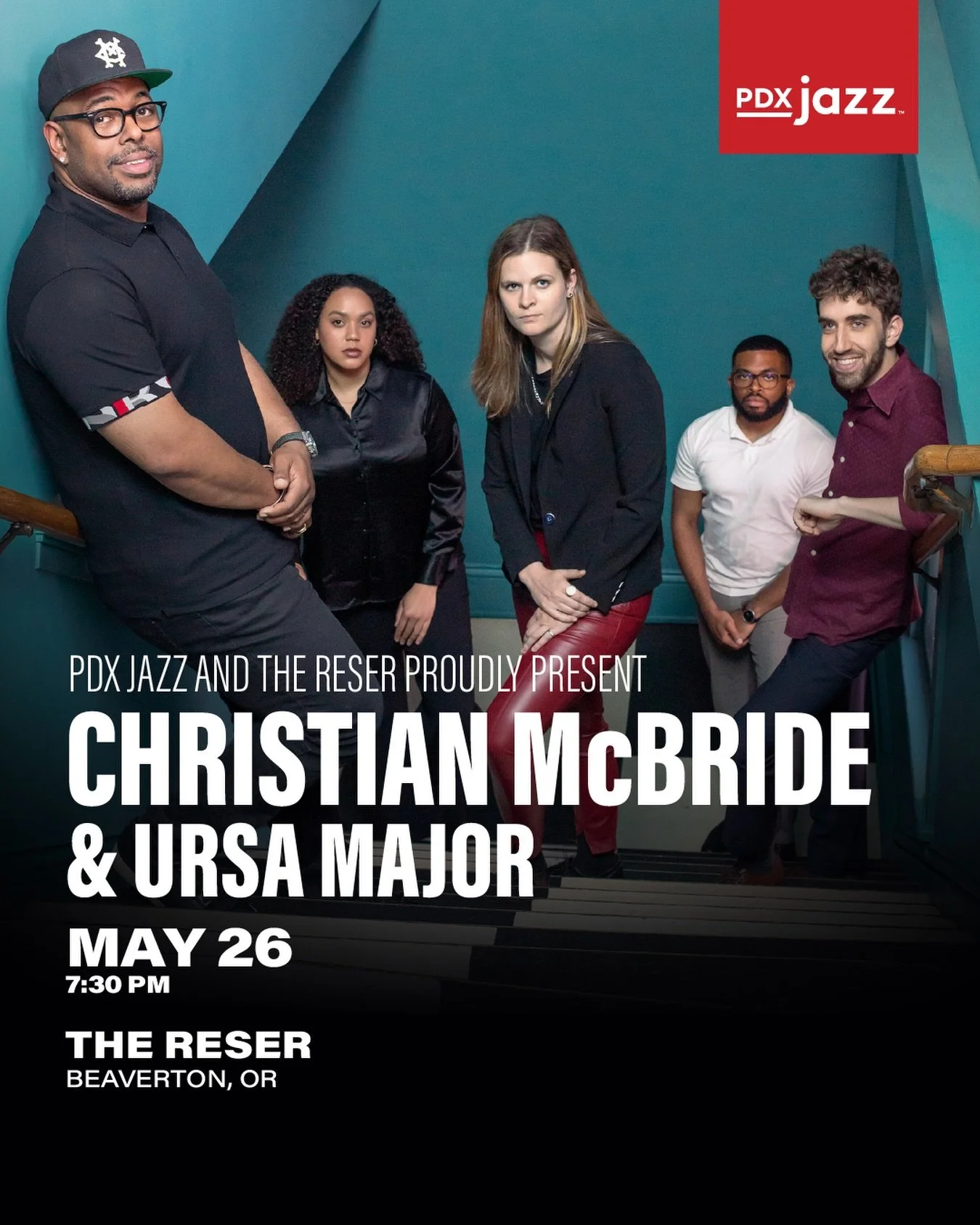 Just Announced! Tickets on sale Friday. PDX Jazz Member Presale starts tomorrow.

Eight-time GRAMMY winner Christian McBride (@chrmcbride) is a legendary bassist, composer, and bandleader, and the Artistic Director of the Newport Jazz Festival. A pas