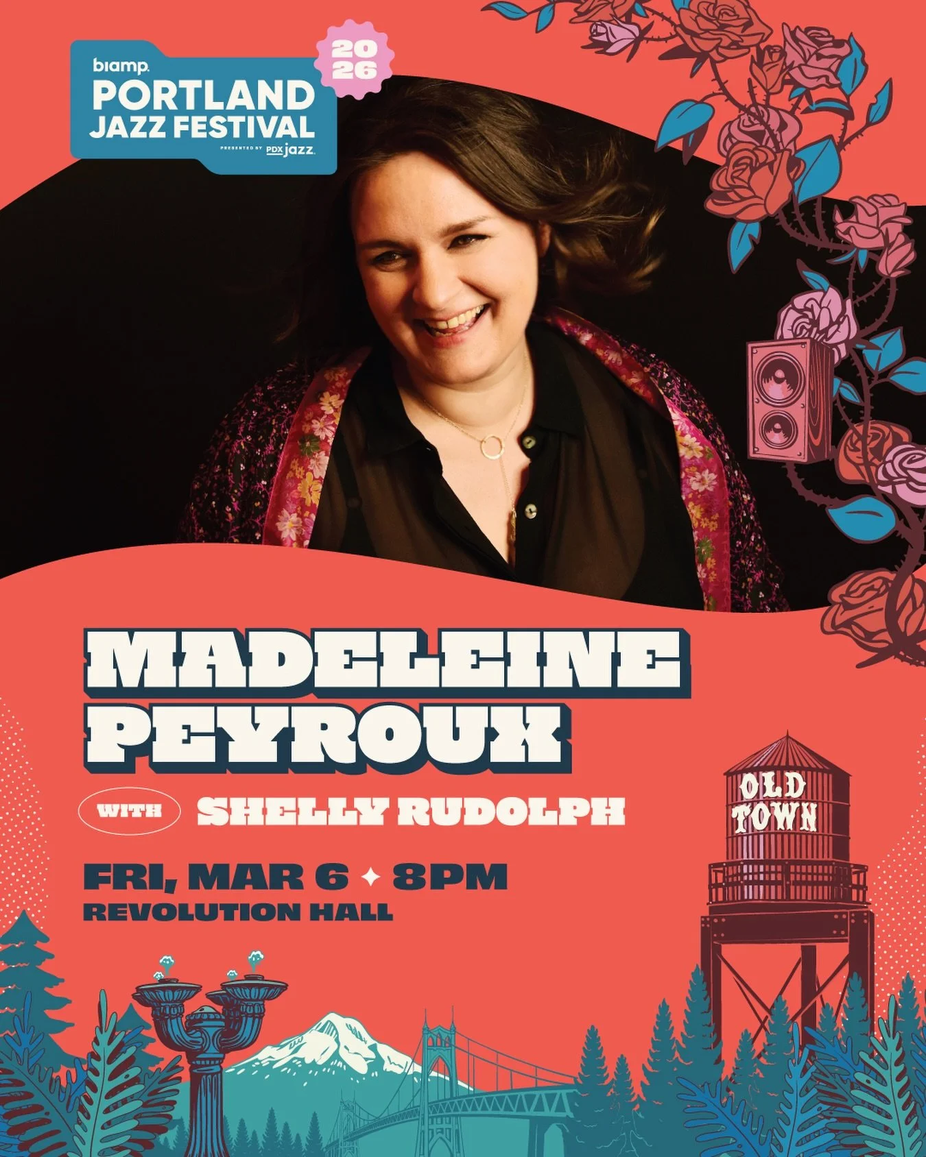 With her unmistakable voice and fearless songwriting, Madeleine Peyroux (@madeleinepeyroux) brings a powerful new chapter to Portland. Her latest album Let&rsquo;s Walk blends jazz, folk, and chamber-pop with intimate reflections on justice, healing,
