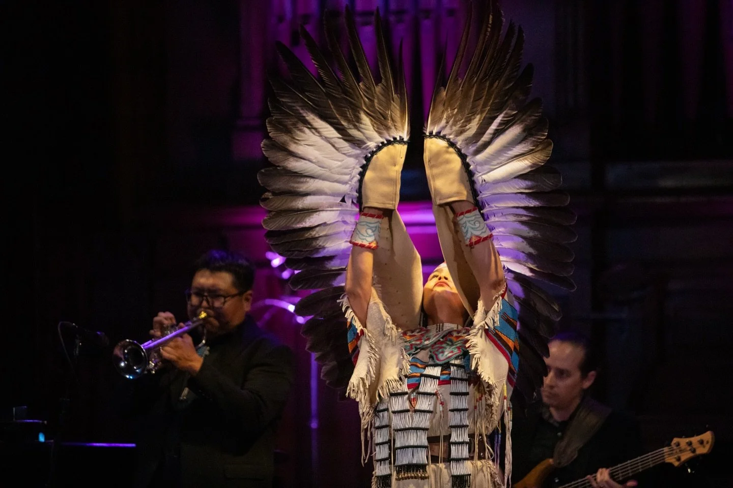 Delbert Anderson brought his powerful Din&eacute; jazz fusion to the 2026 Biamp Portland Jazz Festival this week, leading the Delbert Anderson Quartet (@delbertanderson) through a set rooted in Navajo spinning songs of love, healing, and courtship, b