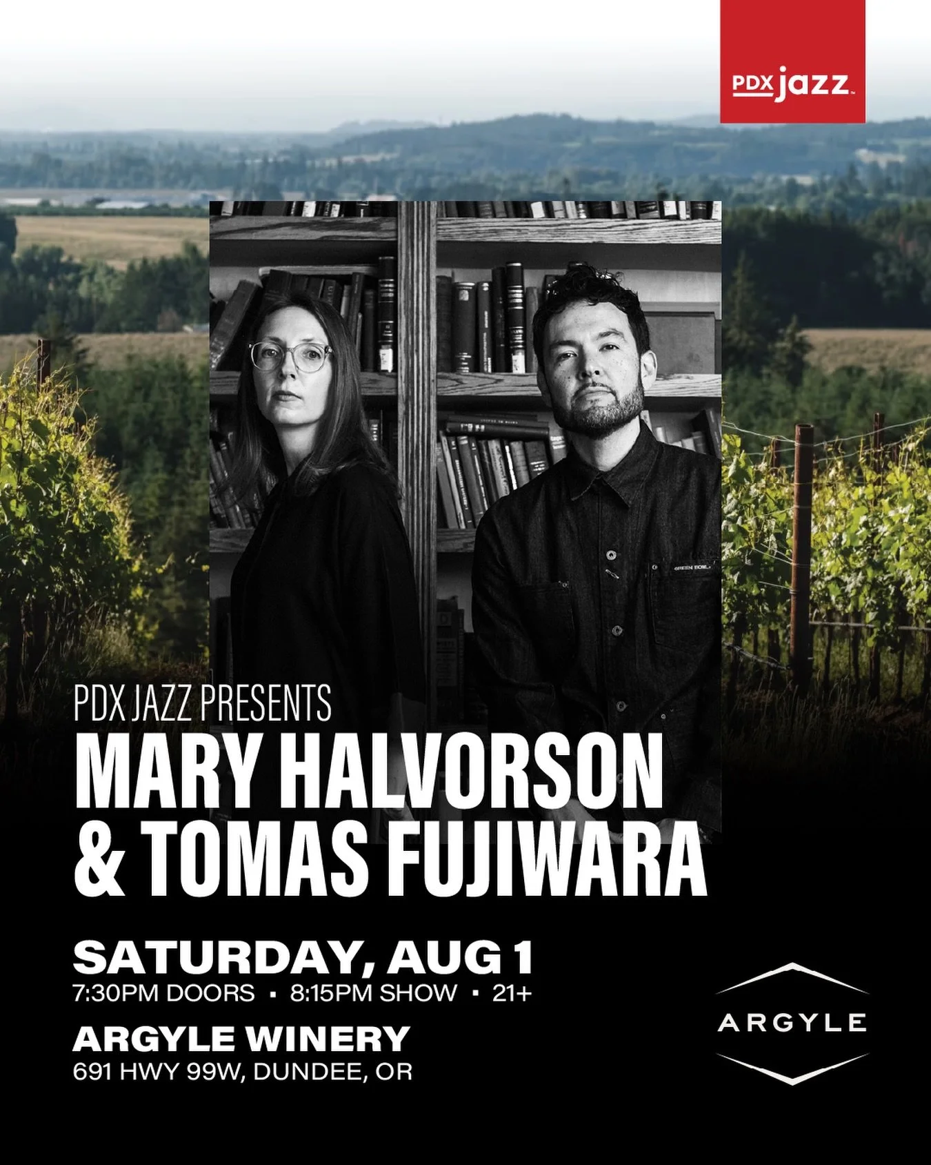 Mary Halvorson &amp; Tomas Fujiwara duo at Argyle Winery. 🍷🎸

One of jazz&rsquo;s most celebrated guitarists and her closest collaborator, coming to the Dundee Tasting House (@argylewinery) for a rare duo performance this summer. 

MacArthur Fellow