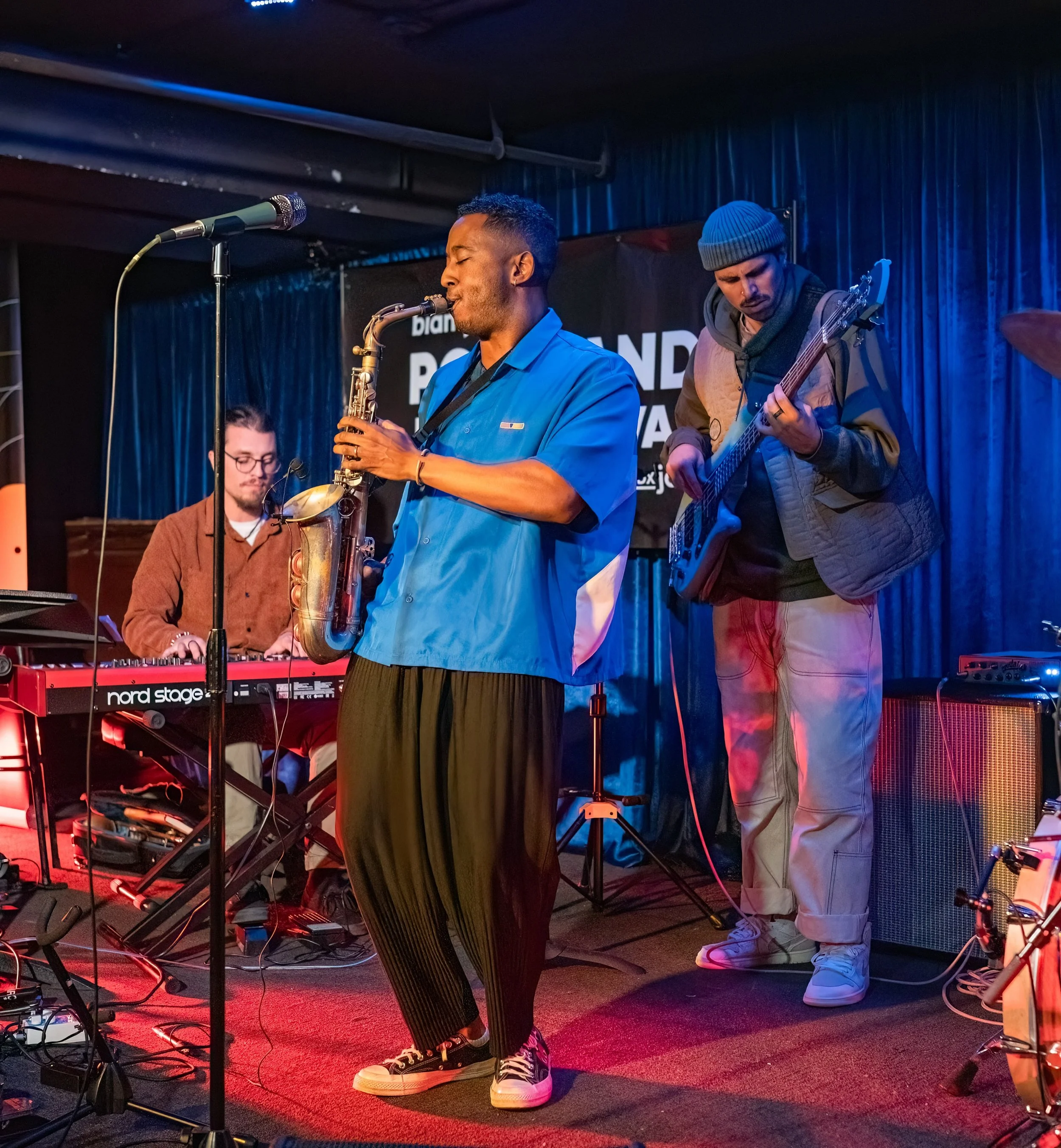 Soulful basement jazz with Braxton Cook (@braxton_cook) make for a night to remember. 2024 Biamp Portland Jazz Festival throwback.

📷 @normederphoto