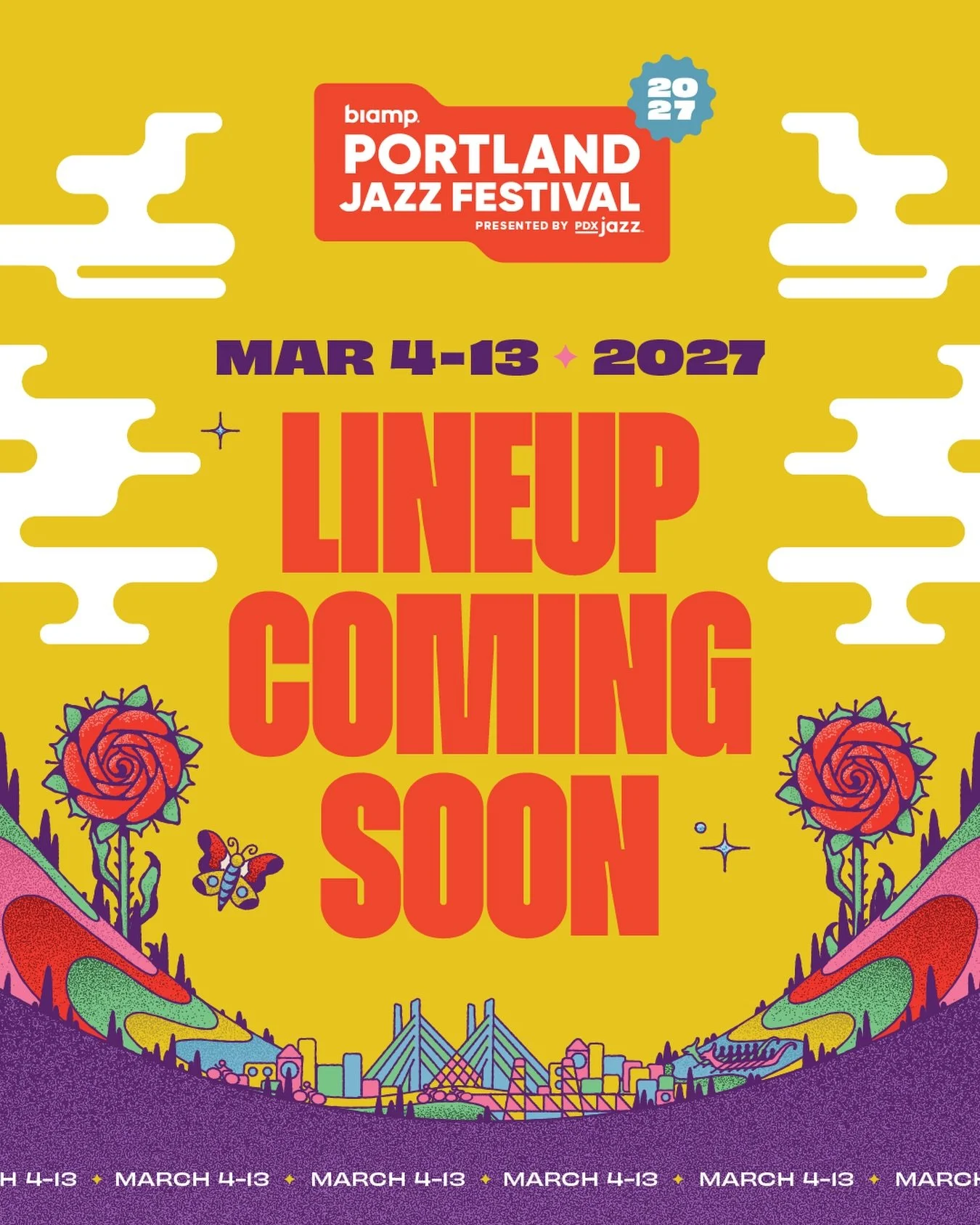 🎷 The 2027 Biamp Portland Jazz Festival returns March 4&ndash;13&mdash;and the announcement is coming soon! 

Get ready by becoming a PDX Jazz member. Every membership level includes:
✨ Early access to Festival and seasonal show tickets 🎟️ Discount