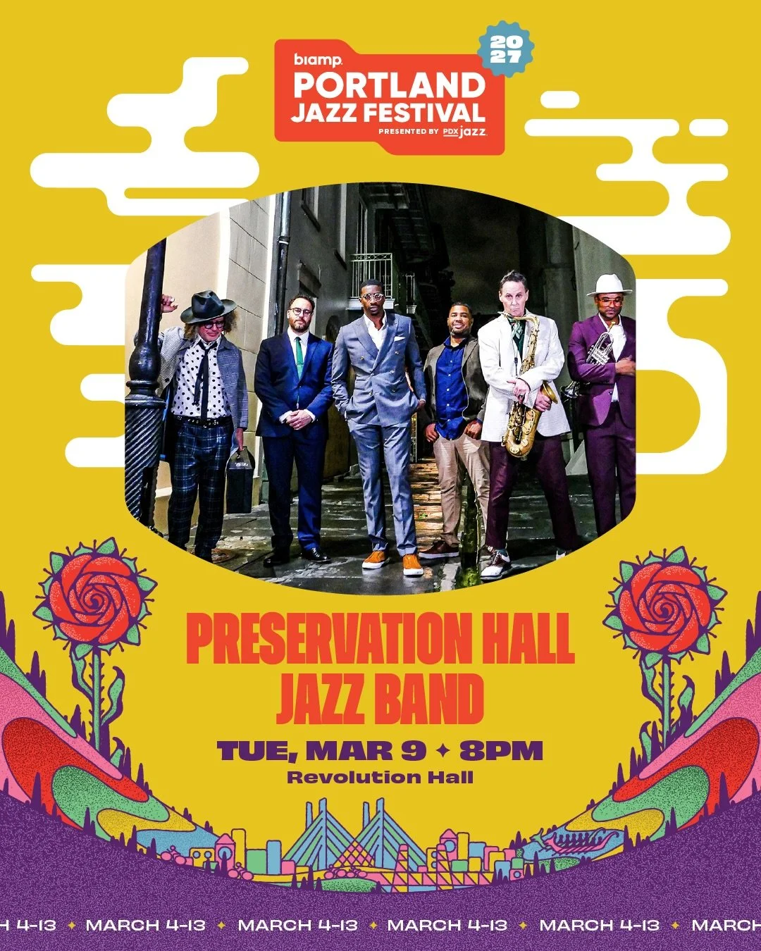 Straight from St. Peter Street. 🎺 

For more than six decades, the Preservation Hall Jazz Band has held the torch of New Orleans music high while carrying it boldly forward. They&rsquo;re living proof that this history is anything but past. Their so
