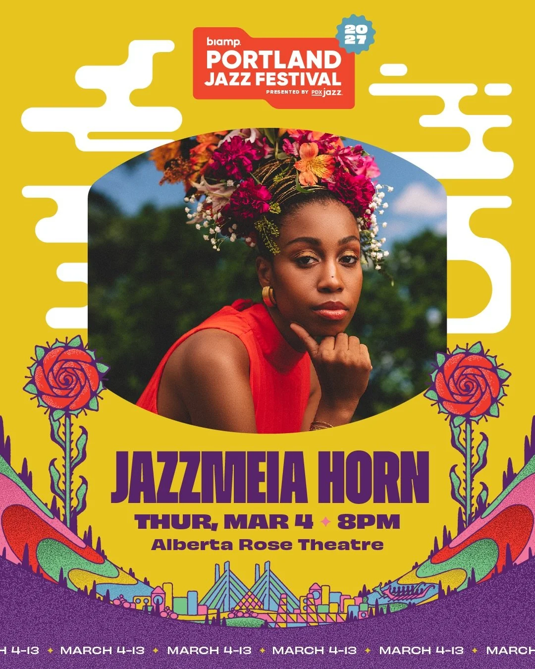 Opening night starts here. ✨

Jazzmeia Horn
Thursday, March 4 &middot; Alberta Rose Theatre
Doors 7 PM / Show 8 PM

Jazzmeia Horn won the Thelonious Monk International Jazz Vocals Competition and has earned multiple Grammy nominations. She&rsquo;s a 