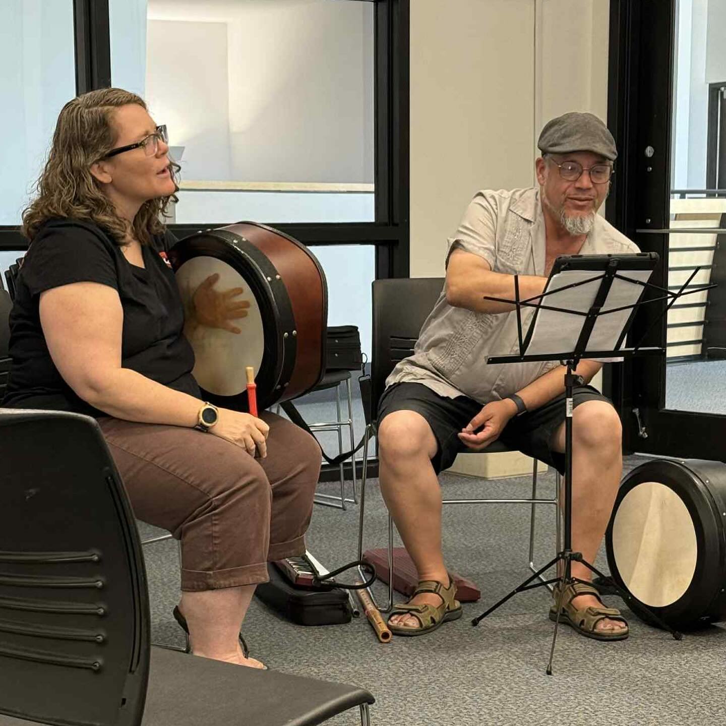 Today we had club members support the Las Vegas Irish Trad Music S&eacute;isiun during their monthly event at Sahara West Library. Musicians and Irish music enthusiasts are invited to attend! This event happens the second Sunday of the month.
