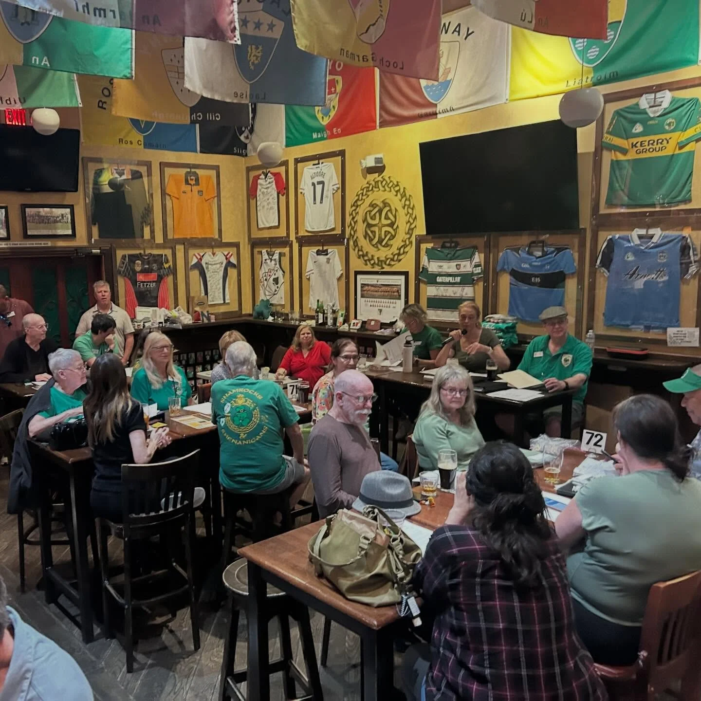What a packed house for our first meeting after a very successful St. Patrick&rsquo;s Day festival! ☘️ Thank you again to everyone who came to see us down on Water Street!