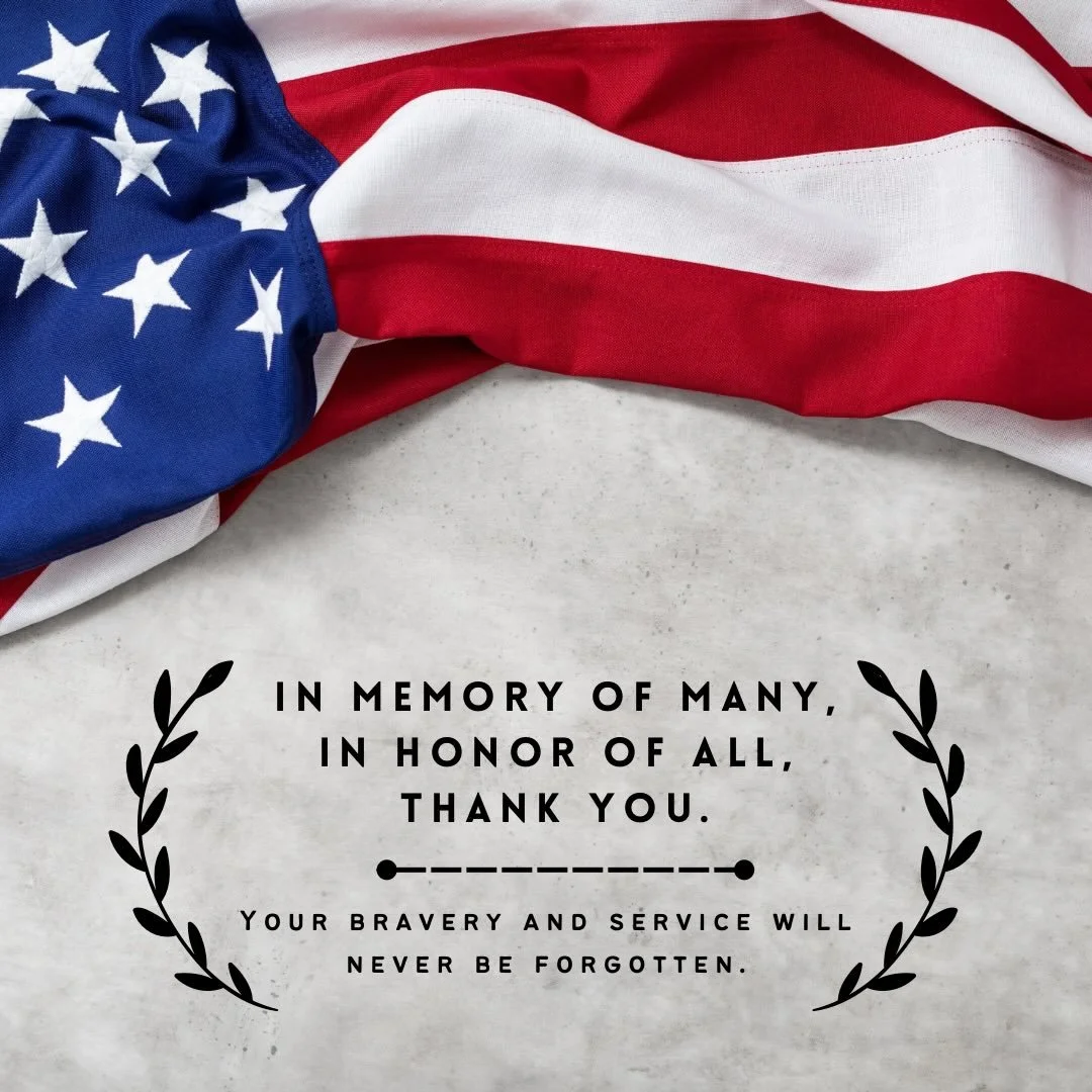 Today we honor those who gave all.