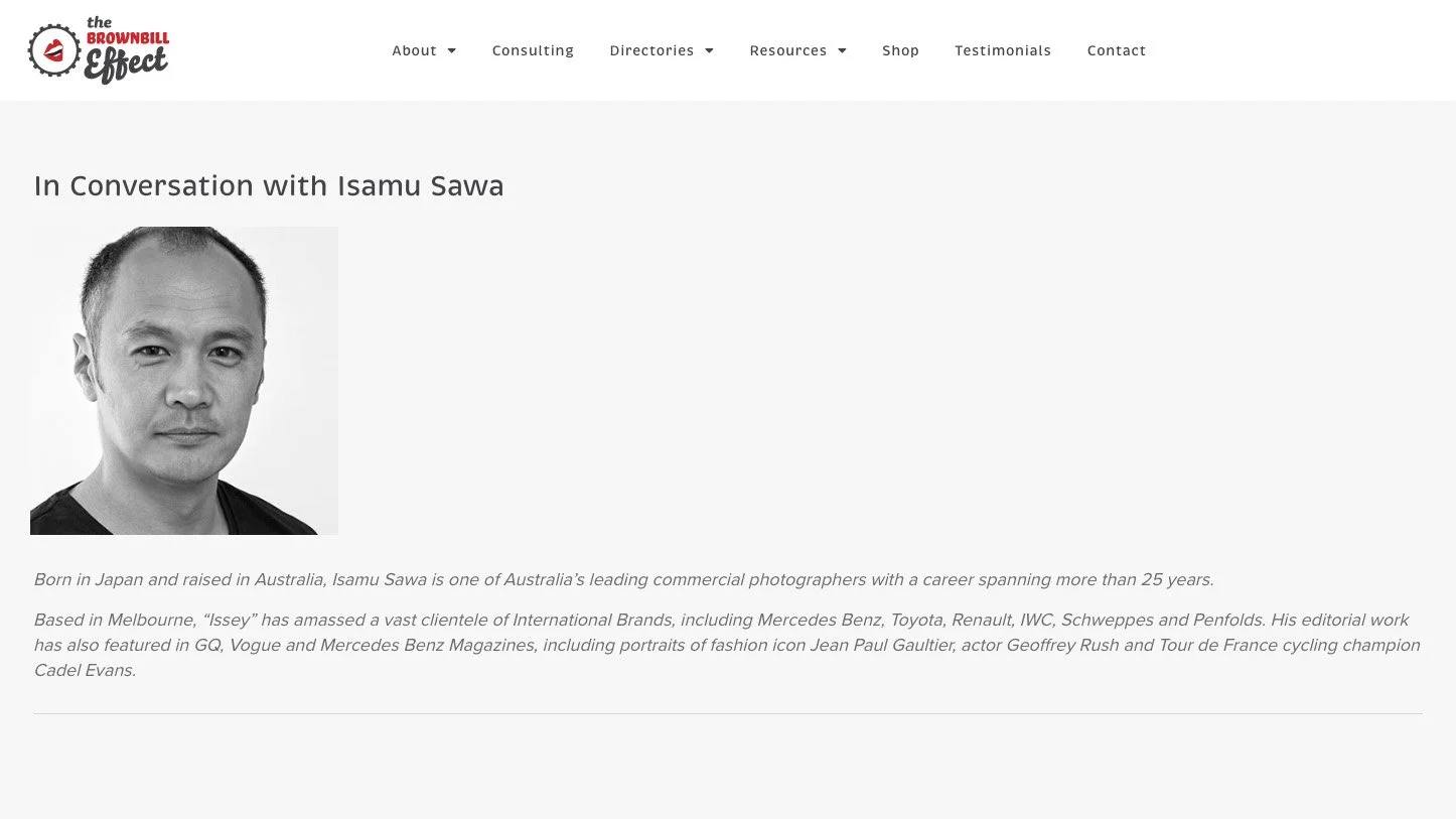 INTERVIEW | THE BROWNBILL EFFECT