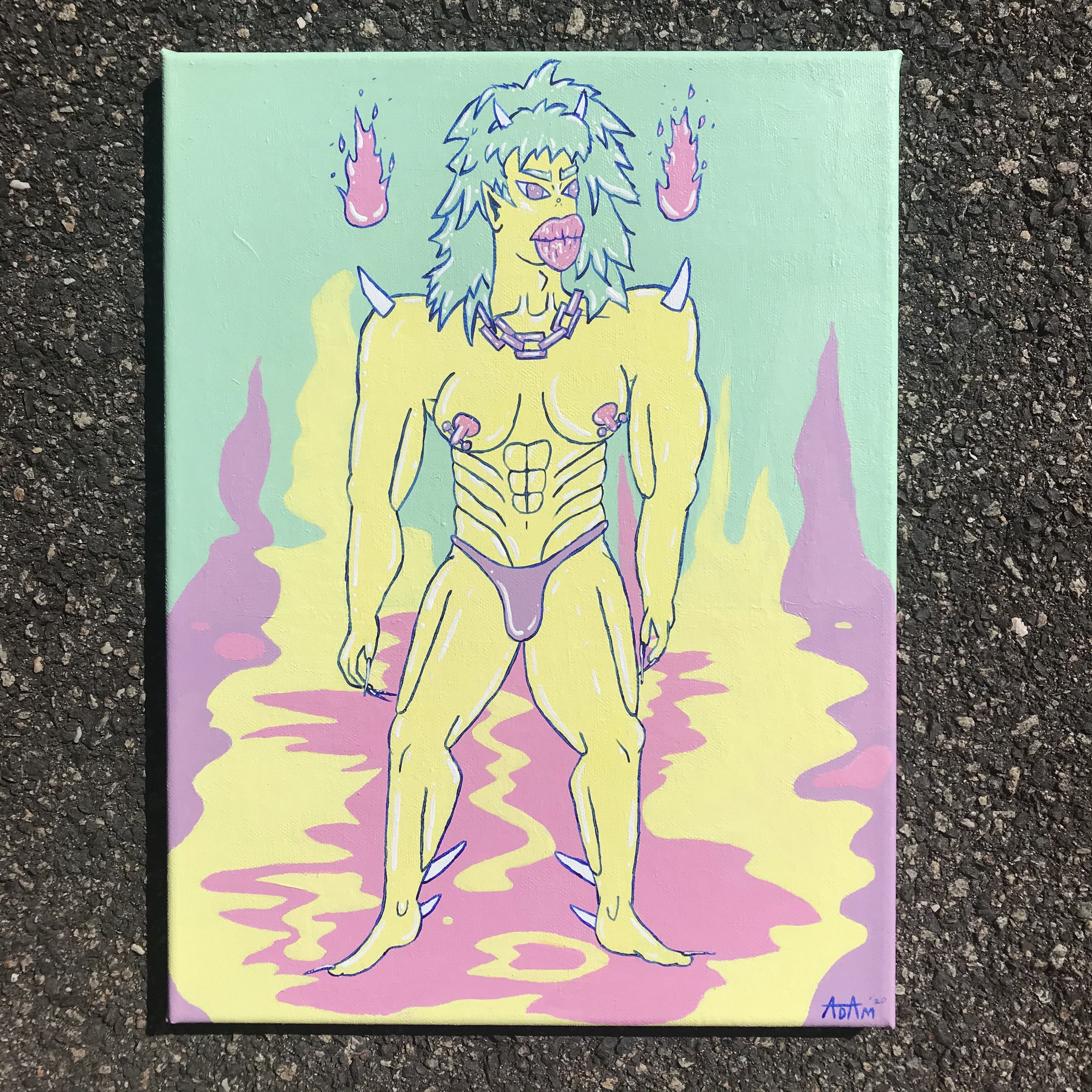 Devil Diva original painting