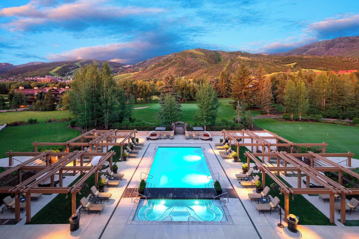 pool at Hotel park City in park city, utah
