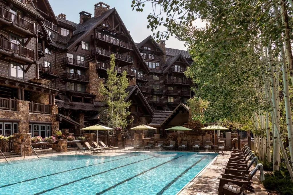 pool at Ritz-carlton bachelor gulch in beaver creek colorado