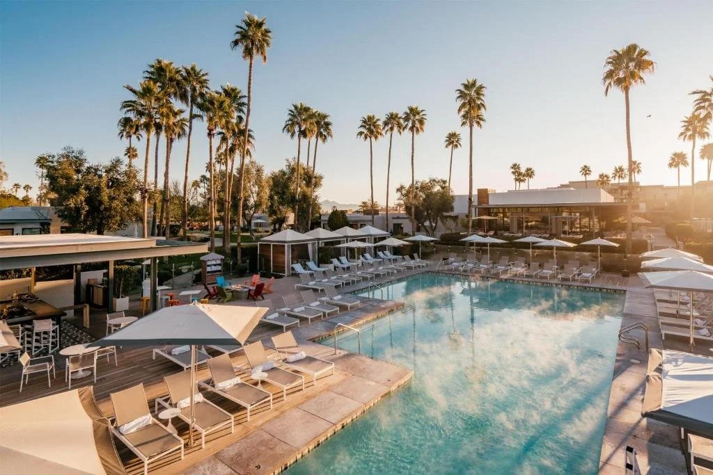 pool at andaz scottsdale resort and bungalows in arizona