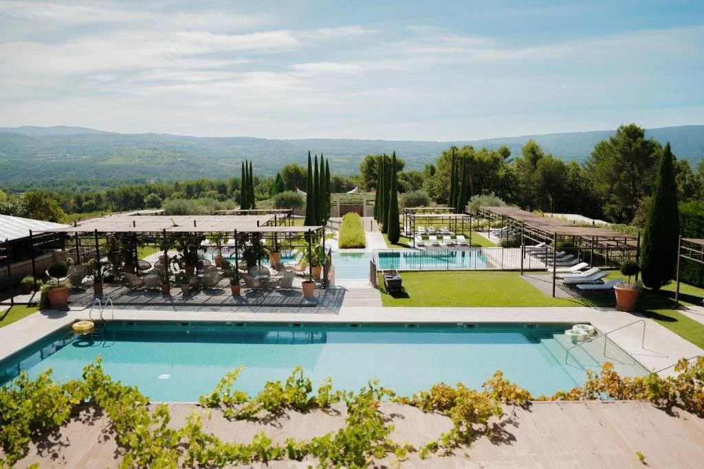 pools at coquillade provence in france