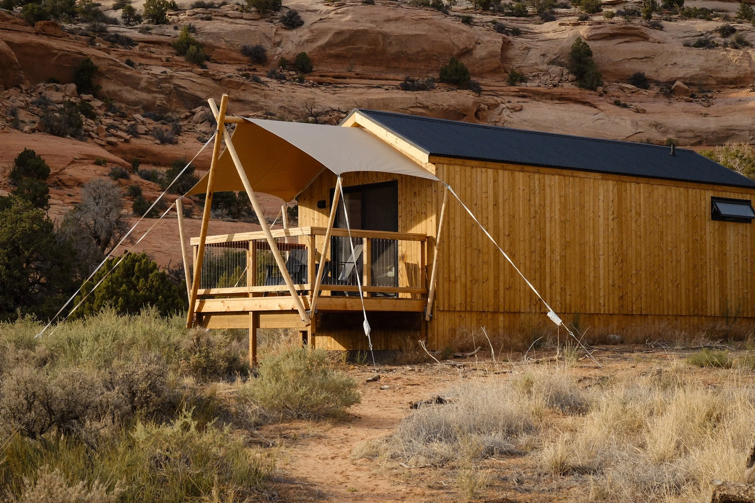enclosed cabin at ulum moab in utah