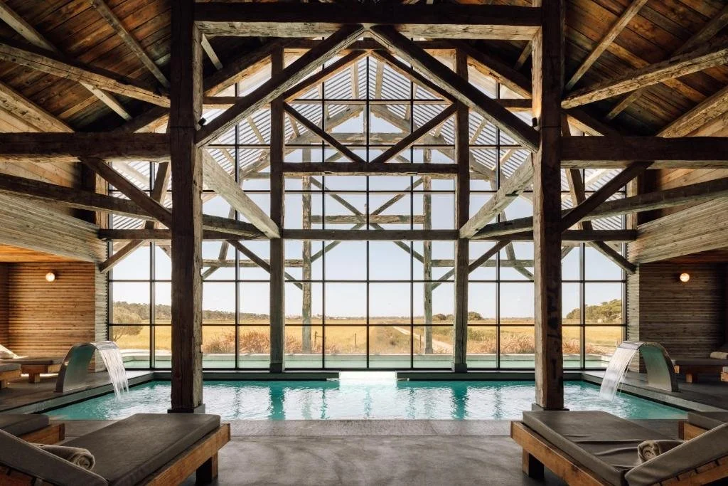 spa pool at quinta da comporta in portugal