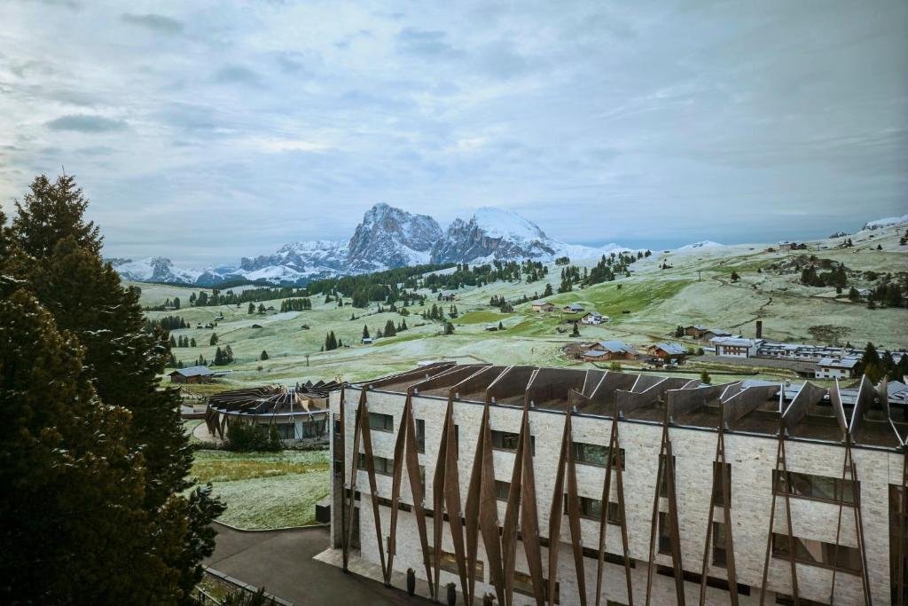 view at como alpina dolomites in italy
