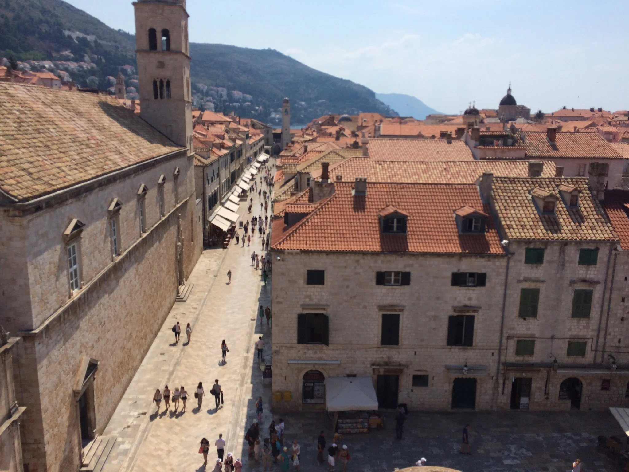 streets of old town dubrovnik, croatia
