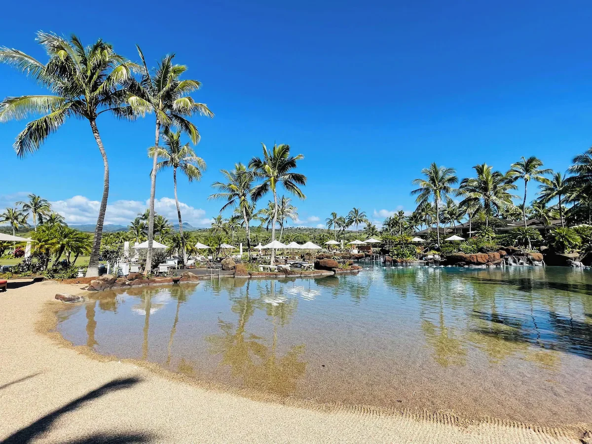 pool at the lodge at kukui'ula in kauai hawaii