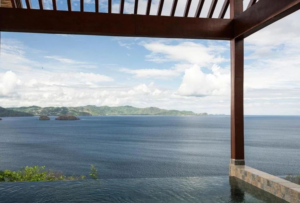 view at villa from four seasons resort papagayo in costa rica