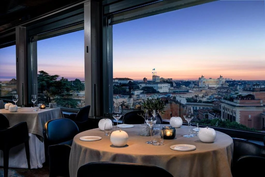 Michelin restaurant with views at Hotel Eden
