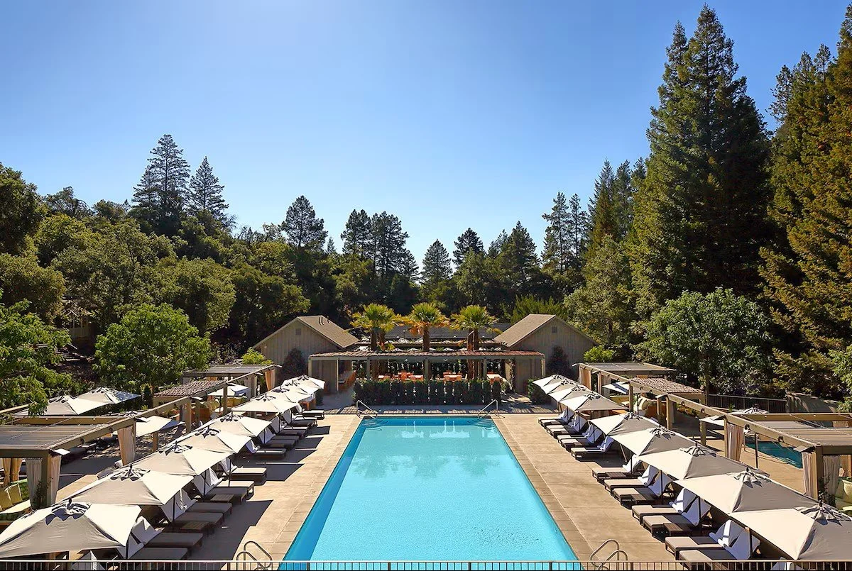pool at meadowood napa valley in napa california