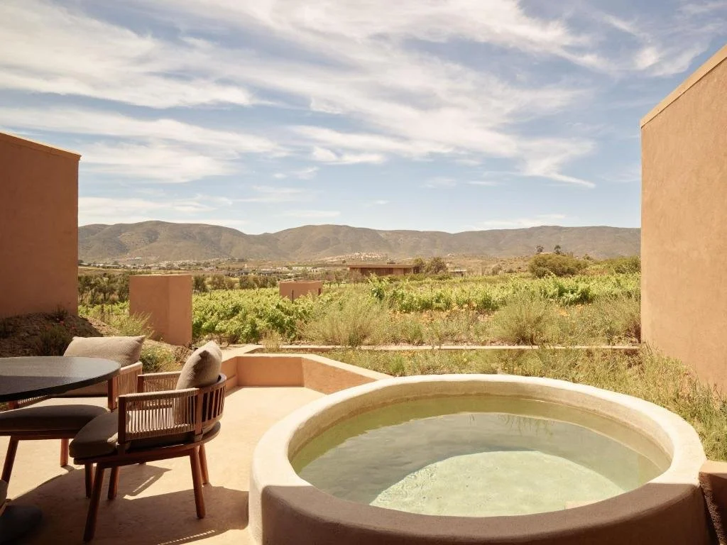 pool suite at banyan tree valle de guadalupe