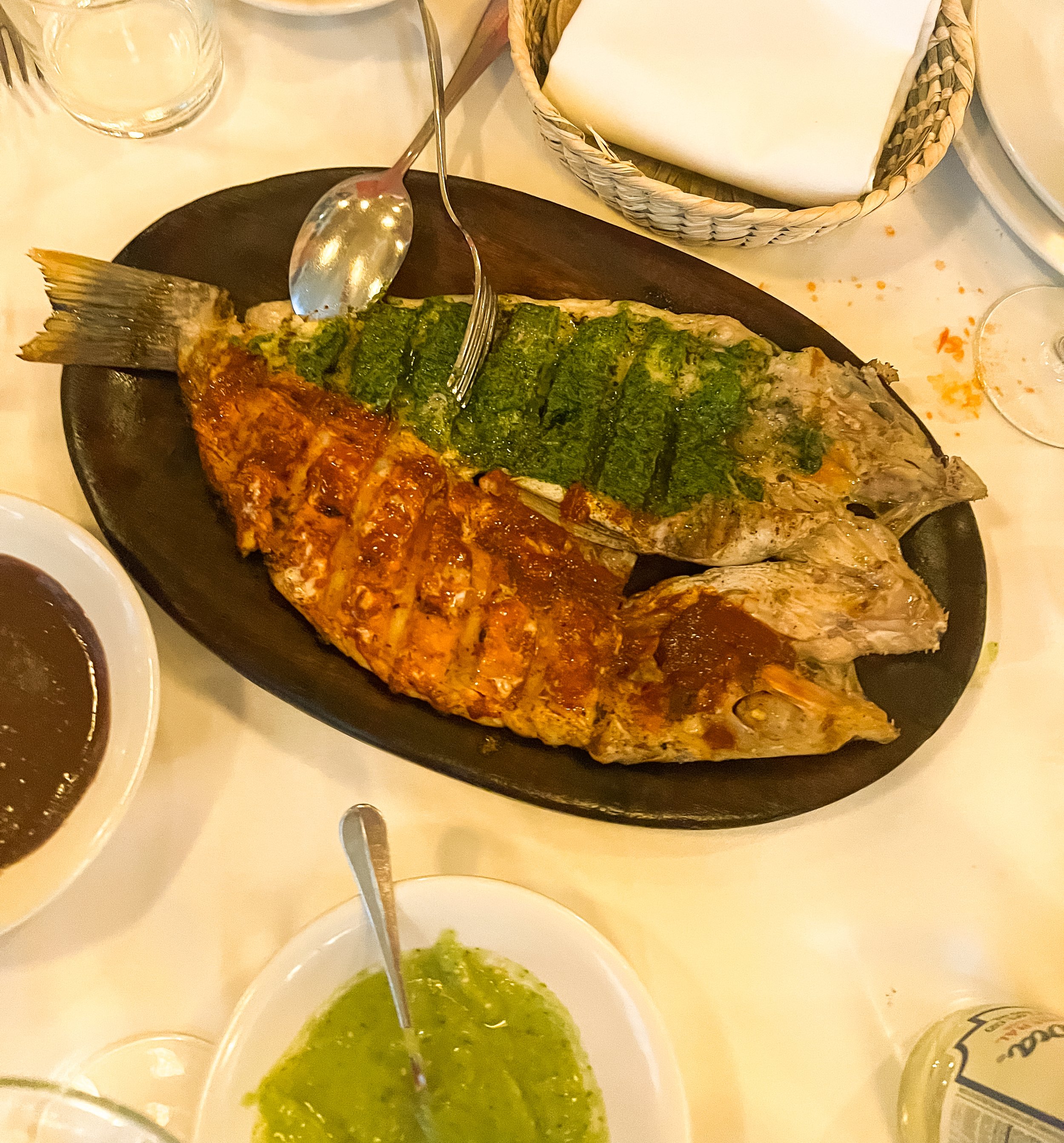 fish at contramar in mexico city
