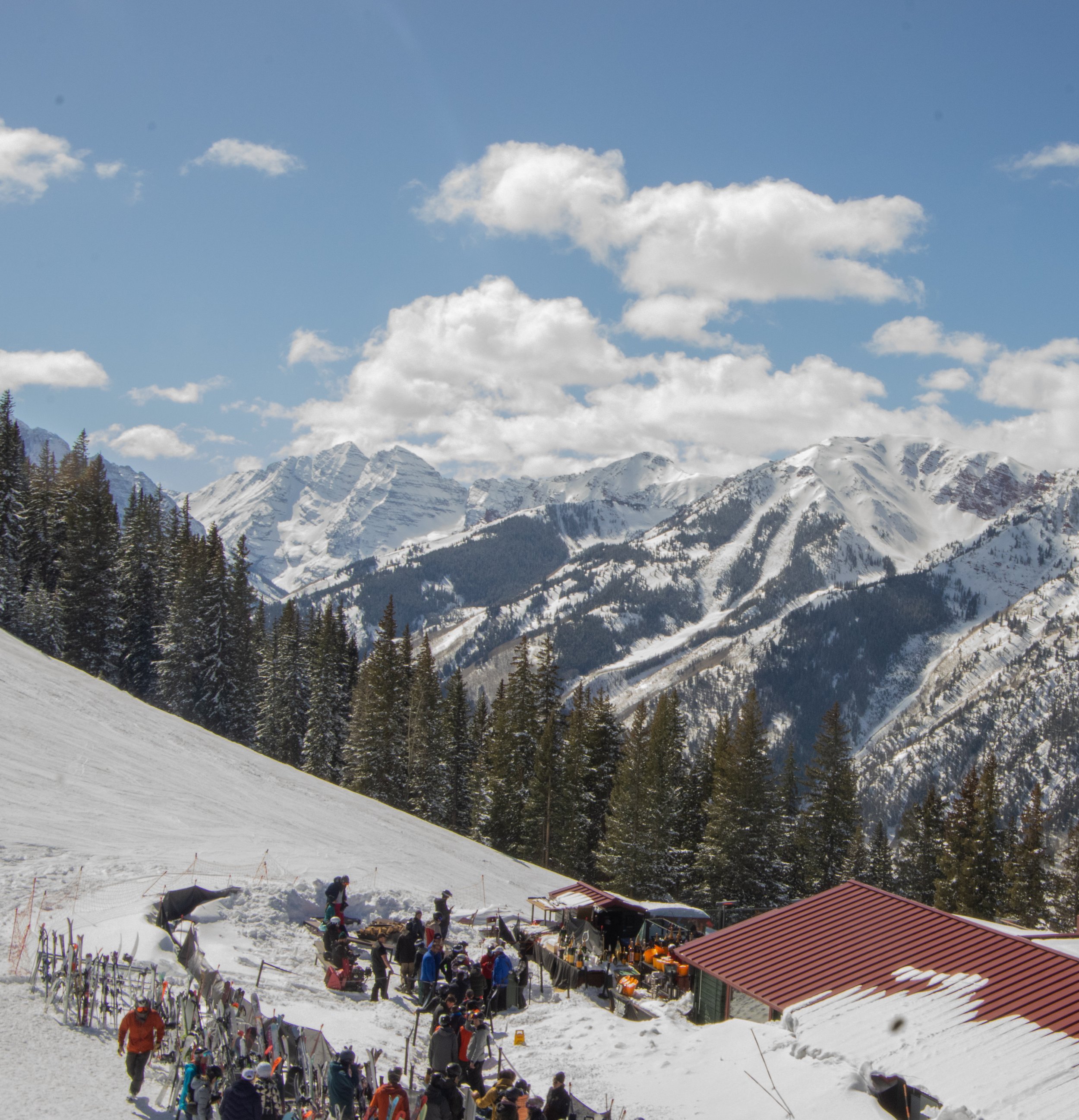 overlooking cloud nine at aspen highlands