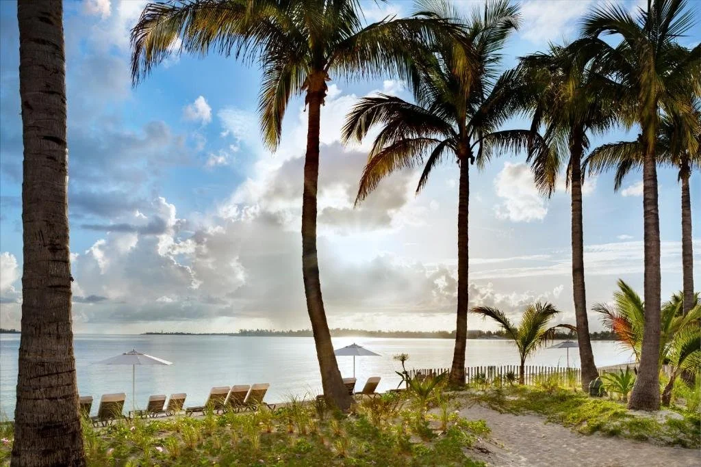 beach at Rosewood Baha Mar during sunset in Paradise Island