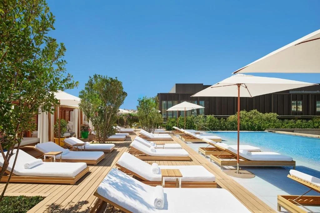 rooftop pool at the madrid edition in madrid spain