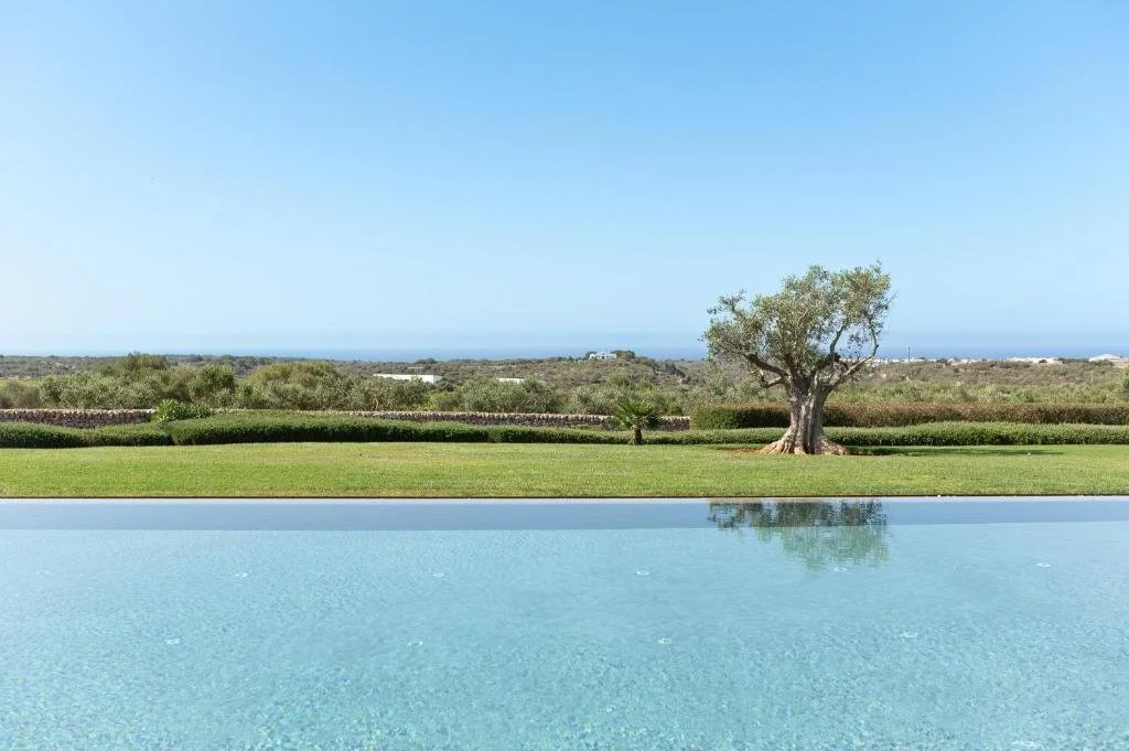 pool at torralbenc in Menorca Spain