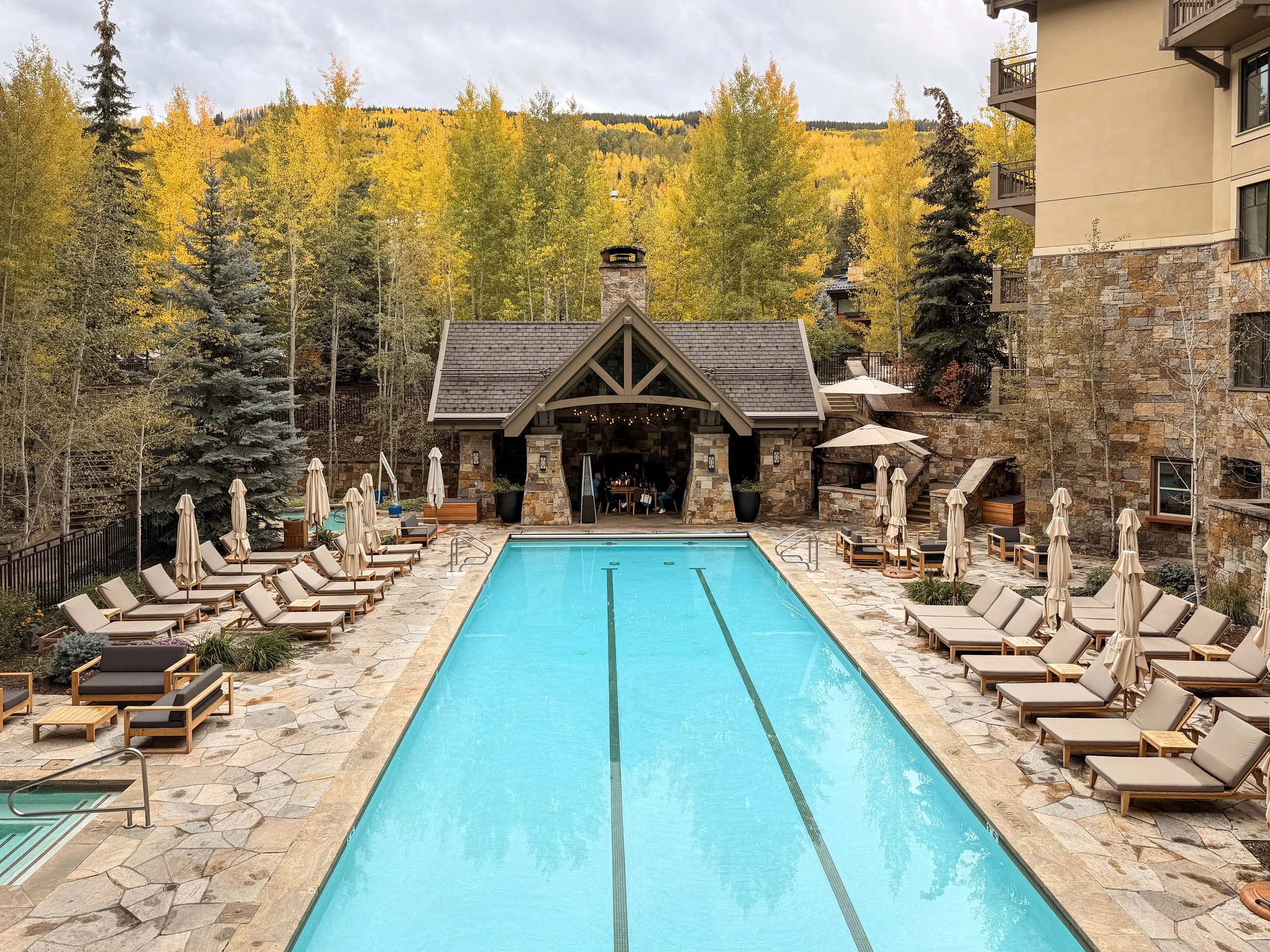 four seasons resort pool in vail colorado
