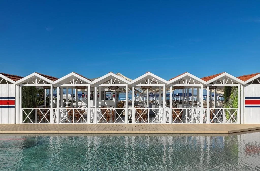 augustus lido beach club in forte dei marmi in italy