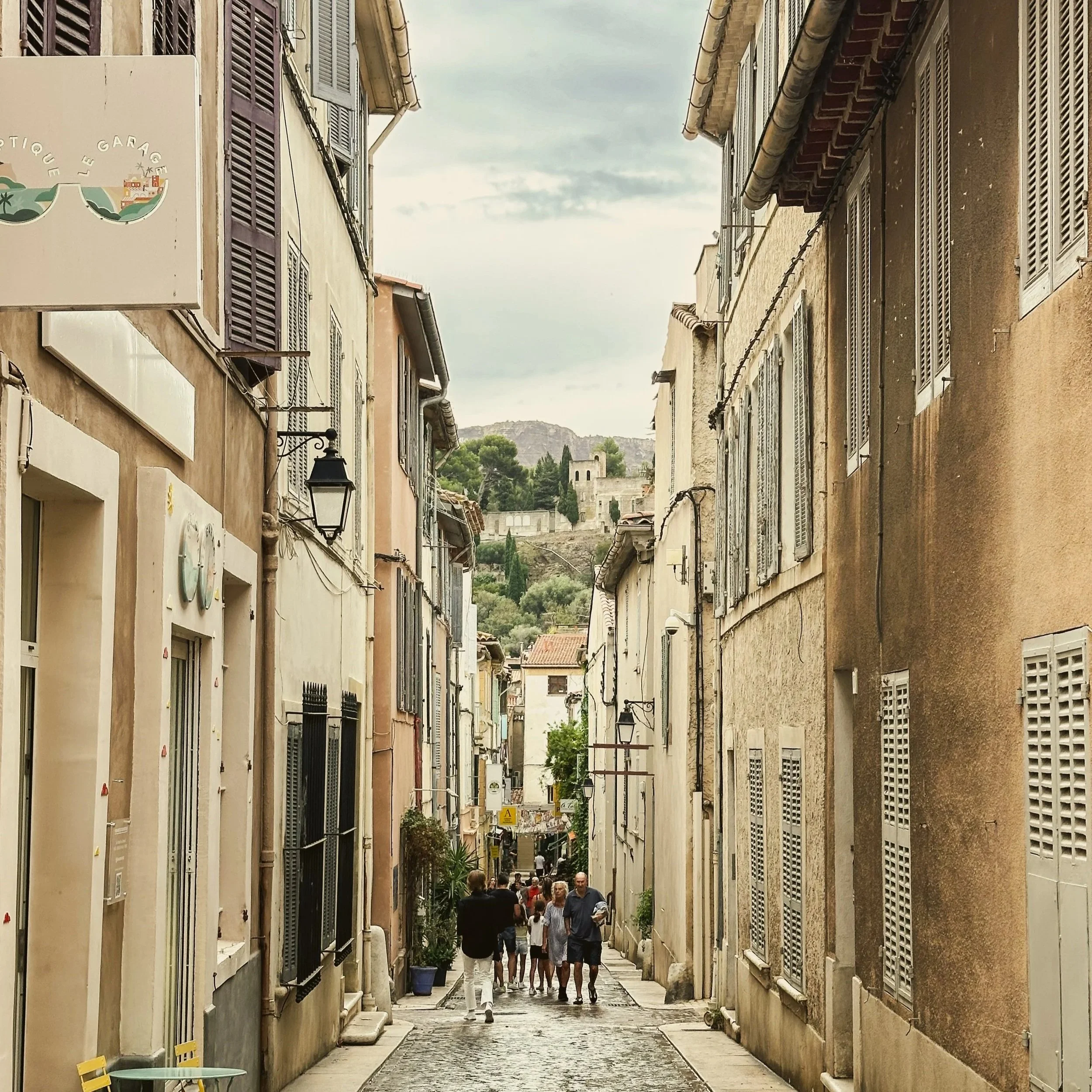streets of cassis france in the south of france