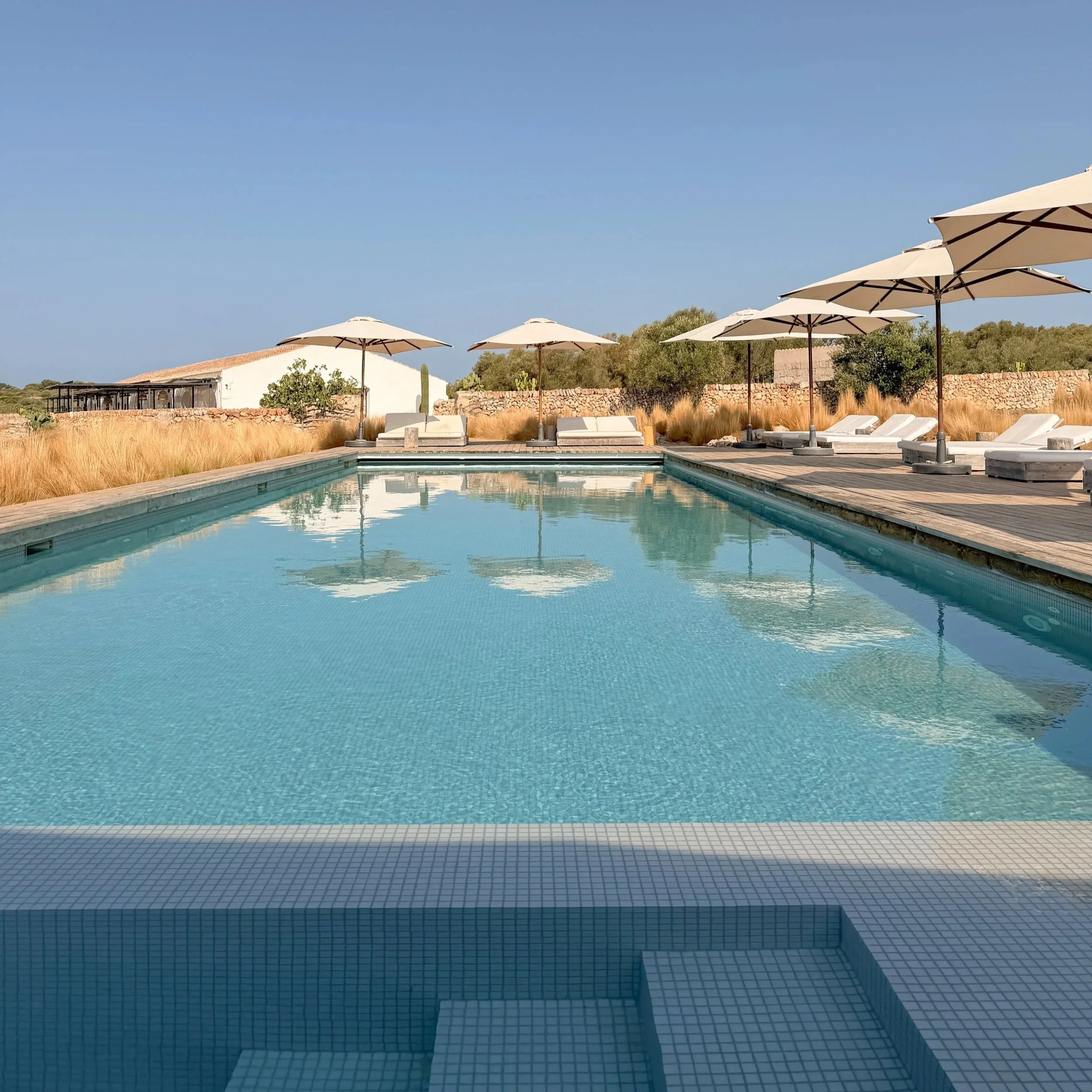 torre vella fontenille pool in menorca spain