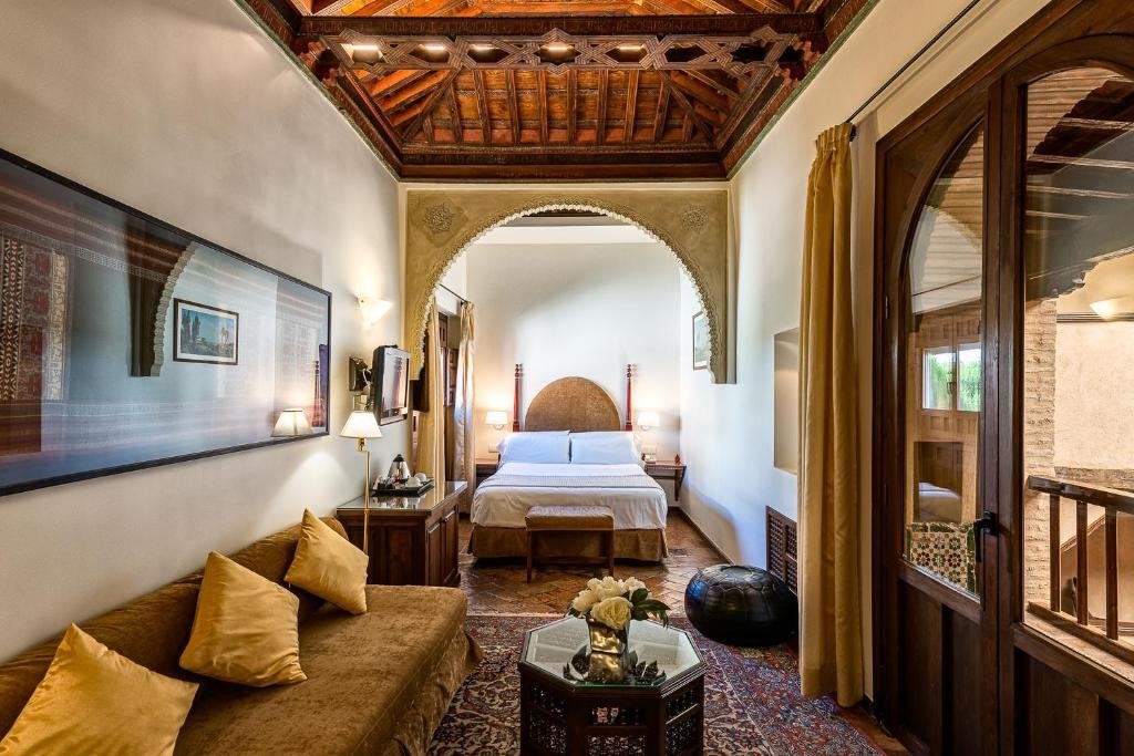 suite at hotel casa morisca in granada spain