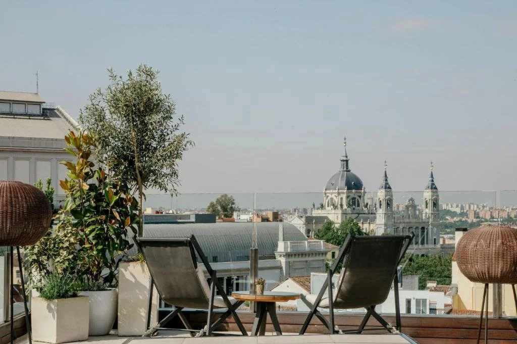 rooftop at gran melia palacio de los duques in madrid spain