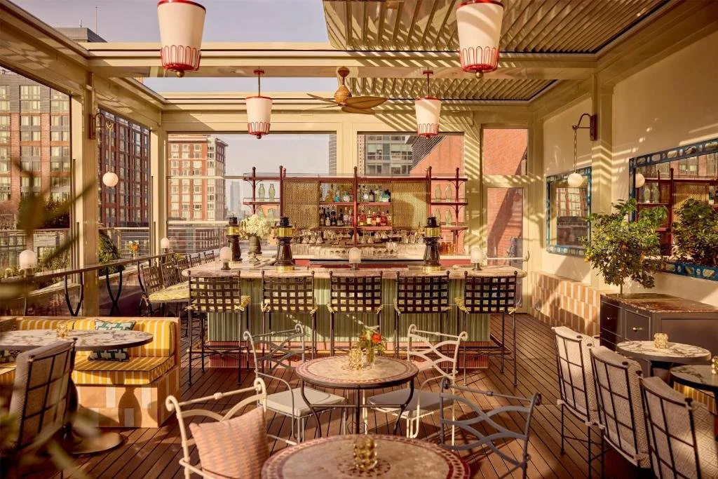 conrad new york downtown rooftop restaurant