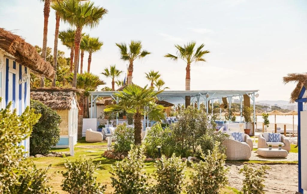 beach area at Marbella Club in marbella spain