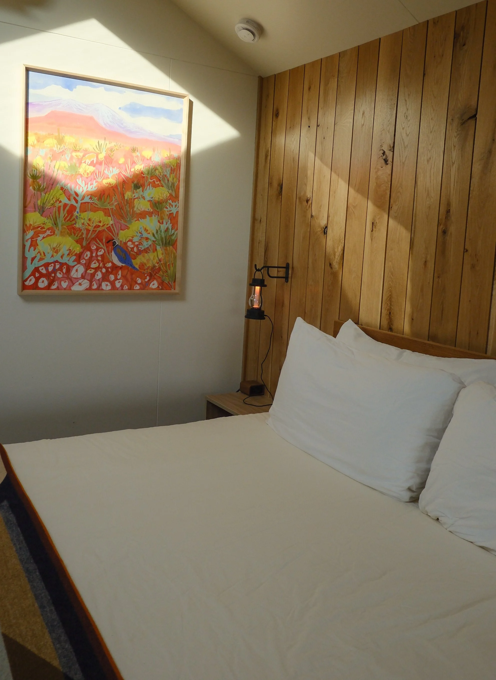 interior of cabin at ulum moab in utah