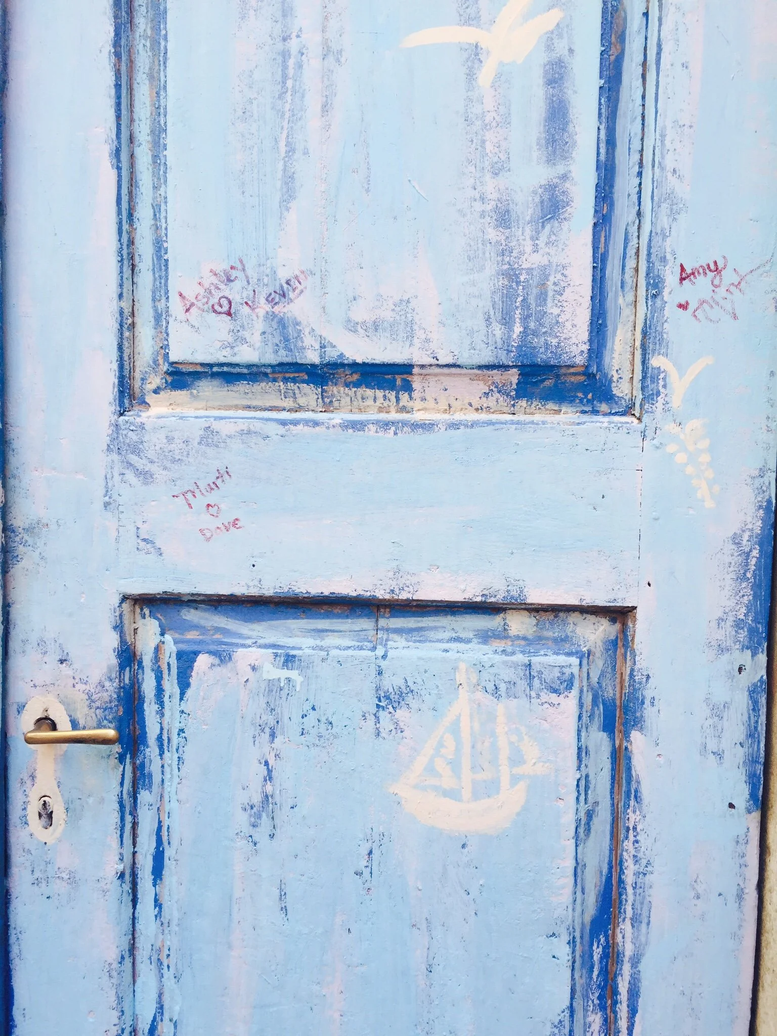 carved door in Korcula Croatia