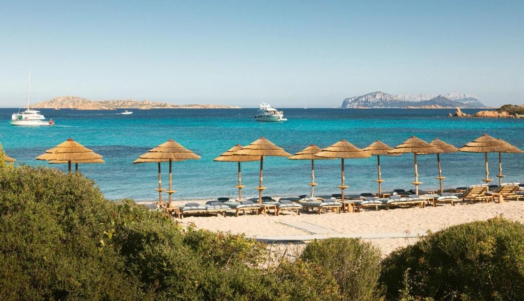 beach at romazzino a belmond hotel in costa smeralda italy