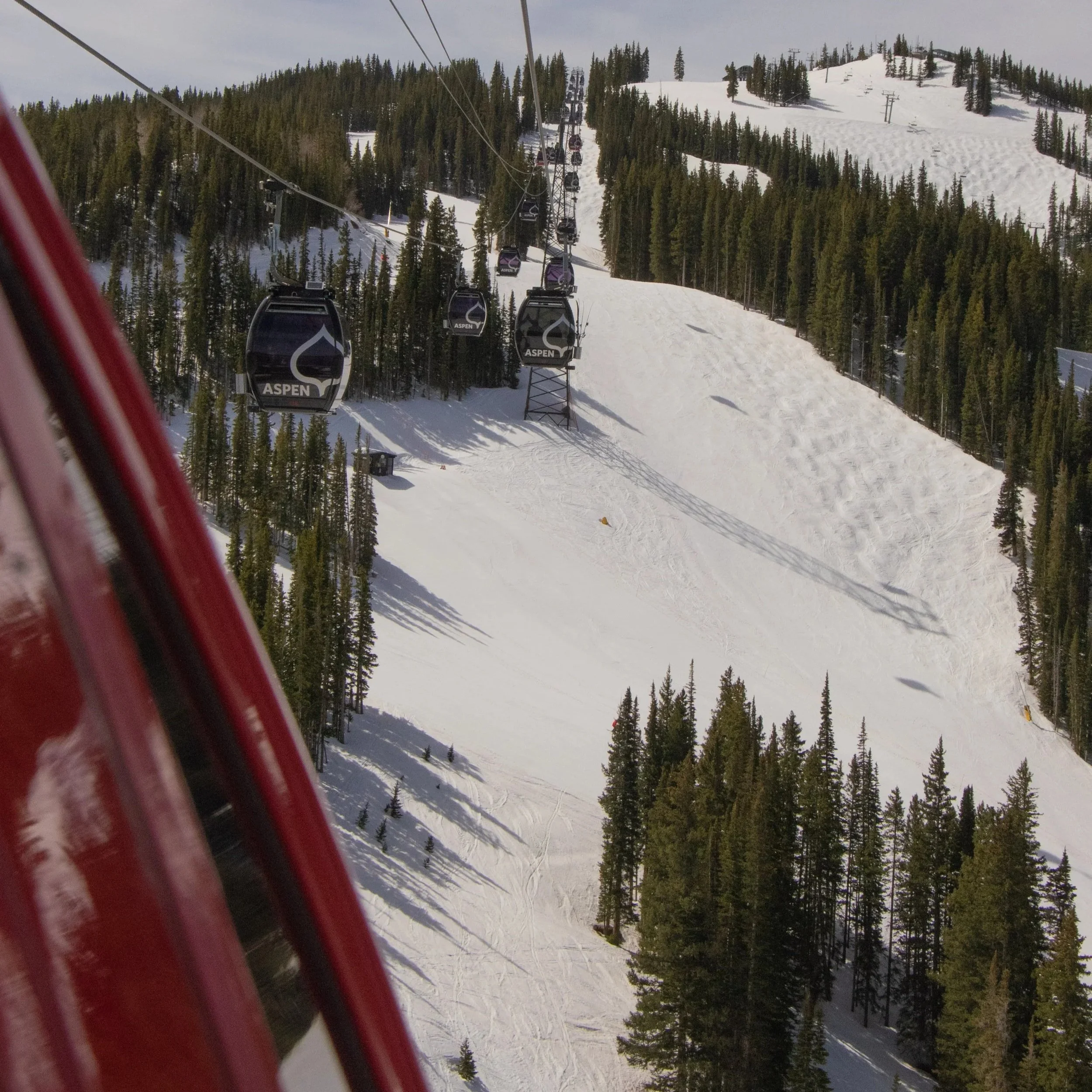 gondola at ajax in aspen, colorado