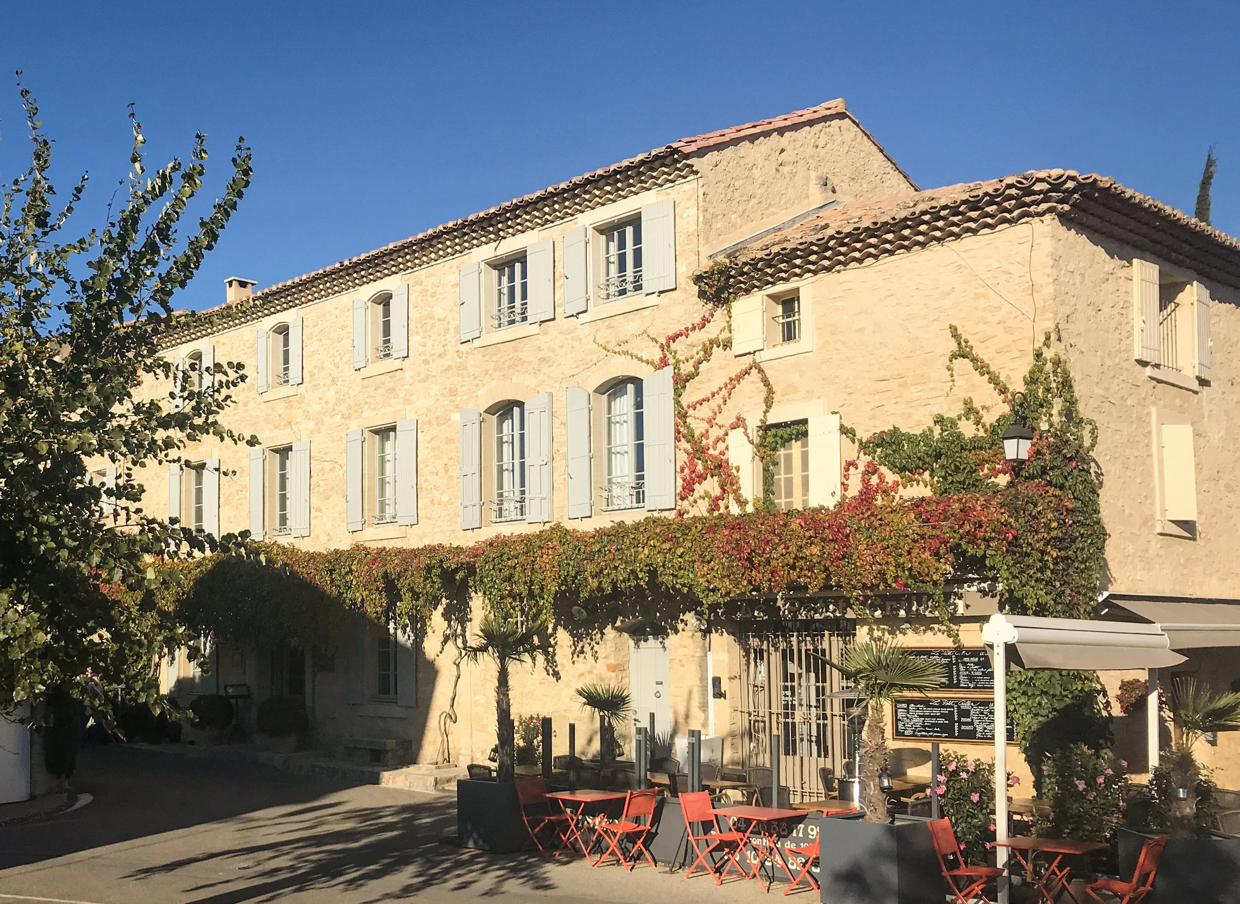 village and hotel of crillon le brave in provence france