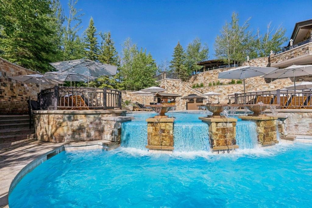 Pool at st. regis valley in deer valley utah