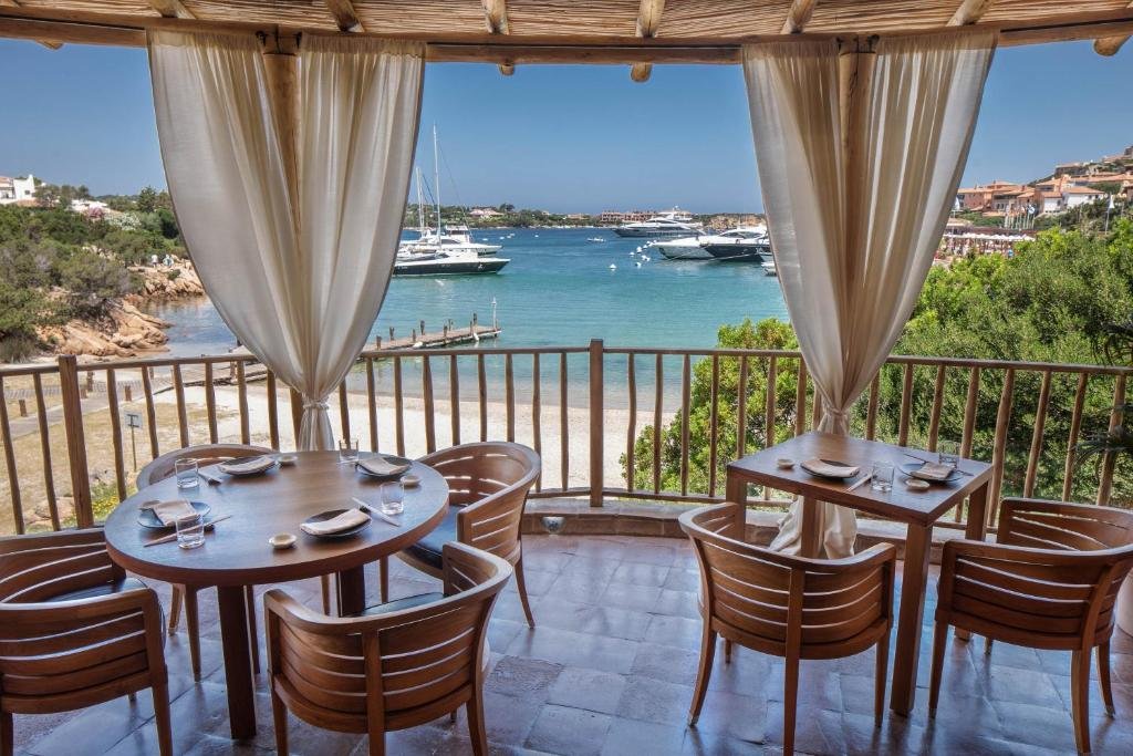 cervo hotel overlooking the sea at costa smeralda resort in sardinia italy